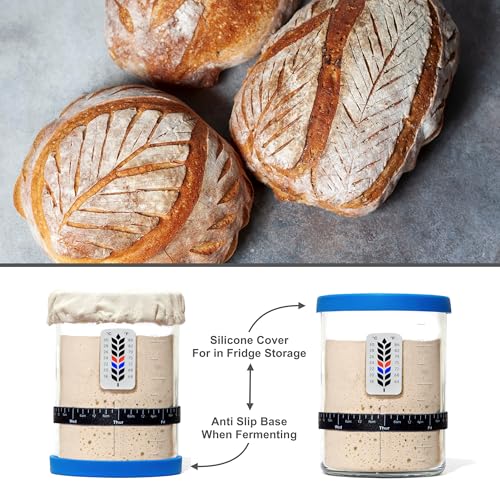 Ultimate Sourdough Starter Kit with Accessories - Blue