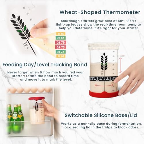 Sourdough Starter Kit with Essential Baking Tools