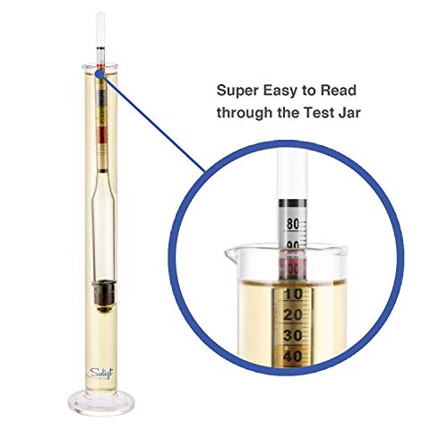 Triple Scale Hydrometer Test Kit for DIY Brewing
