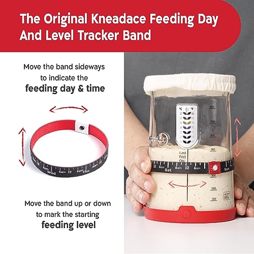 KneadAce Pro Sourdough Starter Kit with Jar