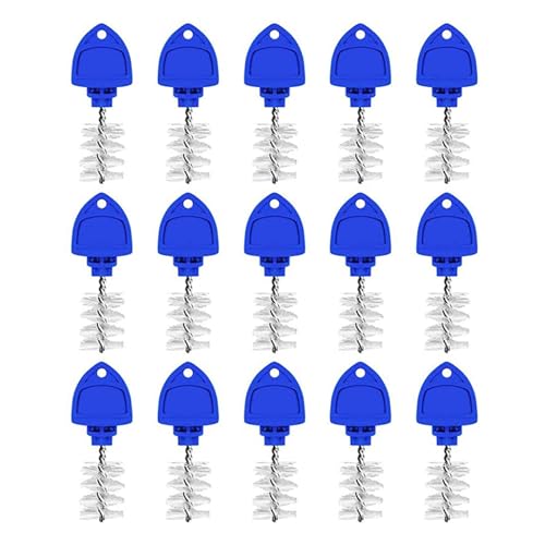 15-Pack Beer Faucet Cleaning Brush and Plug Set