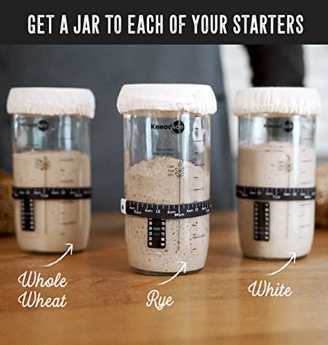 Sourdough Starter Kit with Date Band & Thermometer