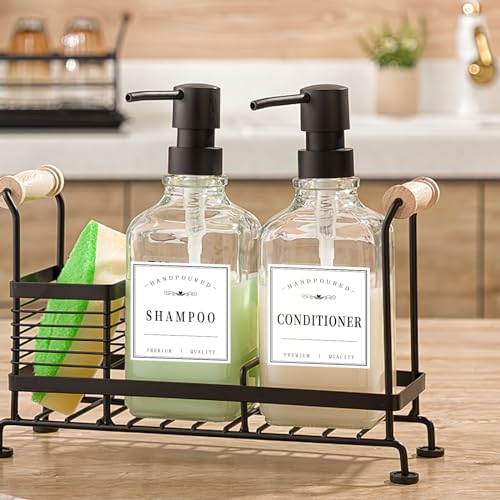 Minimalist Bathroom Bottle Labels Set of 12