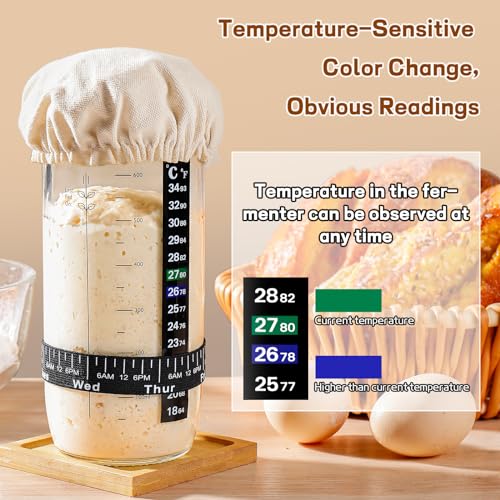 Essential Sourdough Starter Kit with Glass Jar
