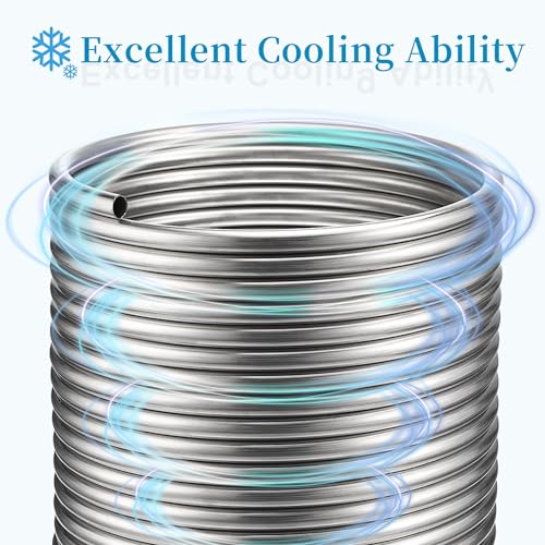 Stainless Steel Wort Chiller, 50 Ft Coil