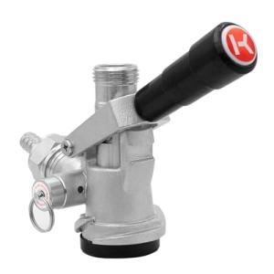 Kegco D System Black Keg Coupler