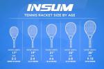 Insum 17" Pink Junior Tennis Racket for Kids