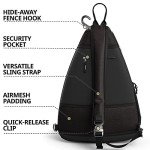 Athletico Crossbody Sling Bag for Tennis & Travel