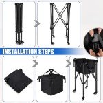 TOBWOLF Portable Tennis Ball Cart for 160 Balls