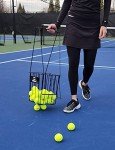 Tourna Classic Tennis Ball Pick Up Hopper, Black