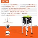VEVOR Portable Tennis Ball Hopper with Wheels