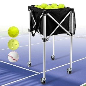 Angooni Lightweight Tennis Cart with Silent Wheels