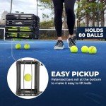 Tourna Ballport Deluxe Tennis Ball Cart with Wheels