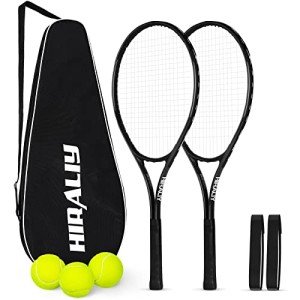 HIRALIY Tennis Racket Set with Balls and Bag
