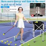 Angooni Lightweight Tennis Cart with Silent Wheels