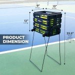 Tourna Ballport Deluxe Tennis Ball Cart with Wheels