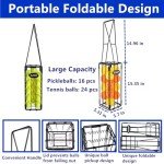 Portable Tennis & Pickleball Ball Collector Basket