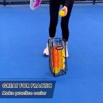 Portable Tennis & Pickleball Ball Collector Basket
