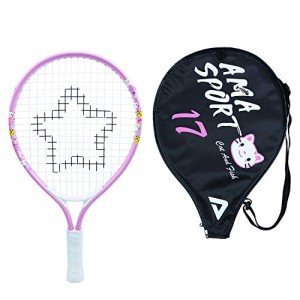 AMA SPORT Kids Tennis Racket Set - Pink 17