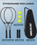HIRALIY Tennis Racket Set with Balls and Bag
