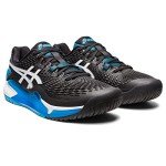 ASICS Men's Gel-Resolution 9 Tennis Shoes - Black/White