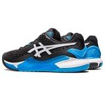 ASICS Men's Gel-Resolution 9 Tennis Shoes - Black/White