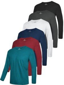Men's Long Sleeve Moisture-Wicking Tennis Tees