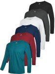 Men's Long Sleeve Moisture-Wicking Tennis Tees