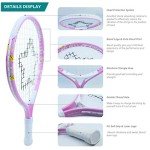 AMA SPORT Kids Tennis Racket Set - Pink 17