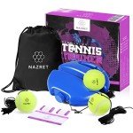 NAZRET Tennis Trainer Rebounder Set with Accessories
