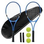 Beginner Tennis Racket Set for Adults - 27 Inch