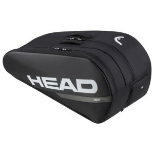 HEAD Tour Large Tennis Racket Bag - Black/White