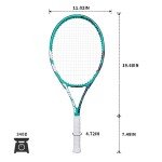 Adult Tennis Racket Set with 3 Balls