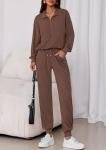 Women's Two-Piece Sweatpants Set for Fall