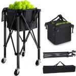 TOBWOLF Portable Tennis Ball Cart for 160 Balls