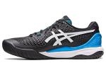 ASICS Men's Gel-Resolution 9 Tennis Shoes - Black/White