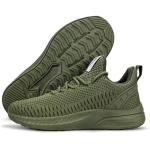 Feethit Women's Lightweight Tennis Sneakers - Olive Green