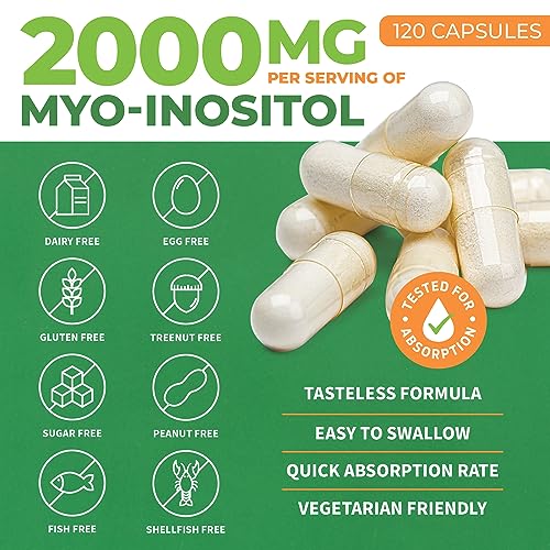 Inositol Capsules for Women's Weight Loss & Fertility