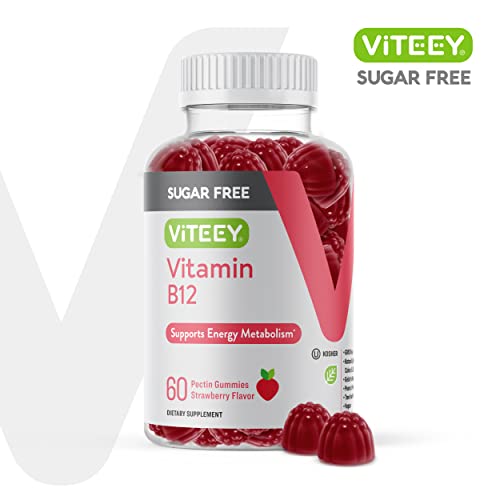 Vegan Raspberry B12 Gummies for Energy Support