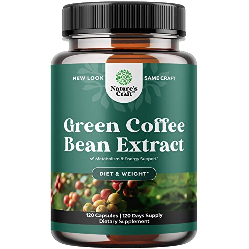 Herbal Fat Burner: Green Coffee Bean Extract - 120 Count