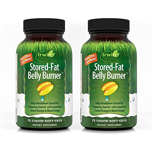 Irwin Naturals Stored-Fat Belly Burner - 60 Soft-Gels, Pack of 2