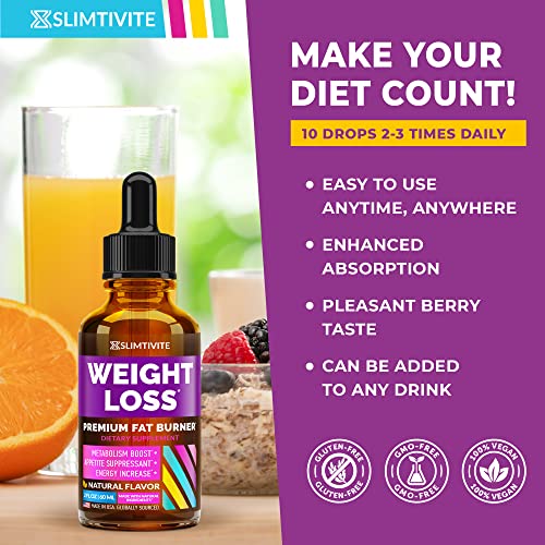 Effective, Safe Women's Weight Loss Drops with Garcinia Cambogia