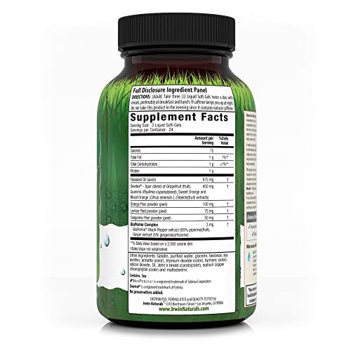 Irwin Naturals Stored-Fat Belly Burner - 60 Soft-Gels, Pack of 2