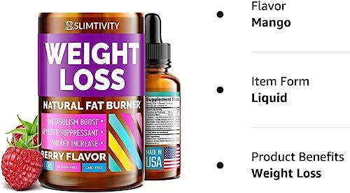 Effective, Safe Women's Weight Loss Drops with Garcinia Cambogia