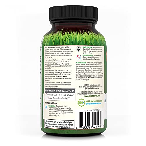 Irwin Naturals Stored-Fat Belly Burner - 60 Soft-Gels, Pack of 2