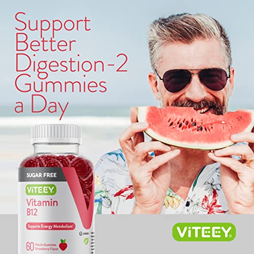 Vegan Raspberry B12 Gummies for Energy Support