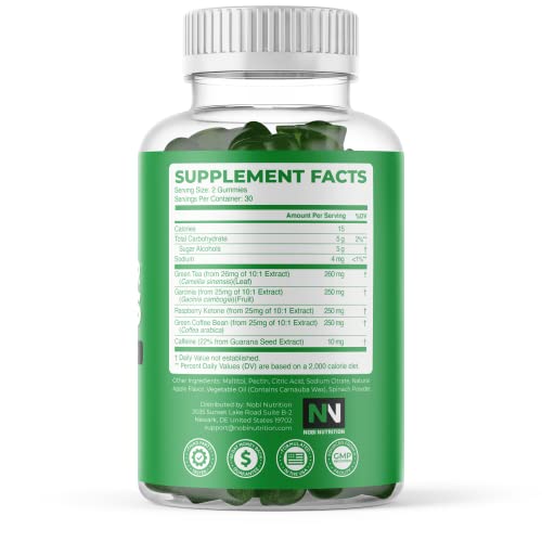 Green Tea Fat Burner Gummies for Weight Loss