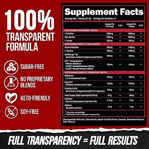 Superhuman Burn: Metabolism Booster & Weight Loss Supplement