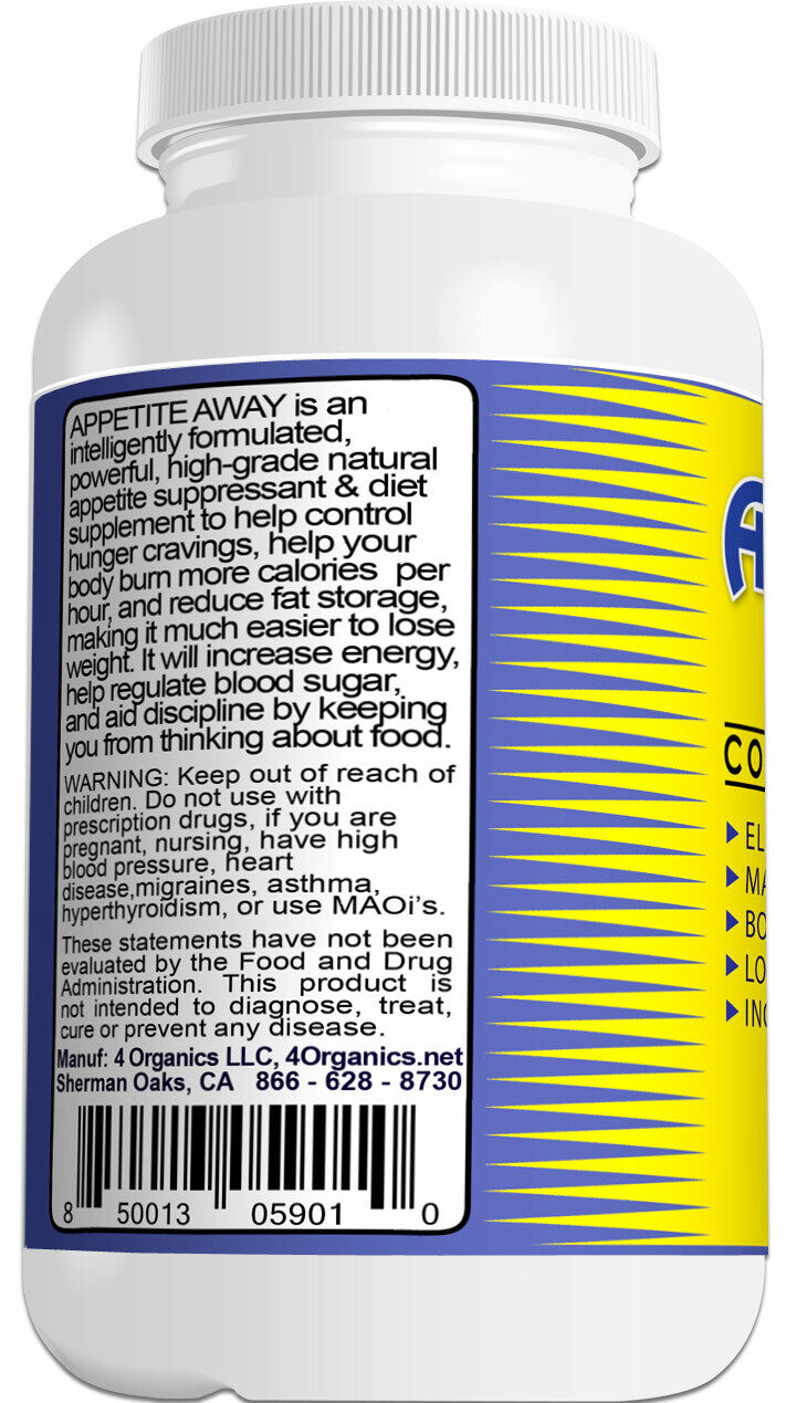 Appetite Away: Women's Weight Loss Supplement (60 Capsules)