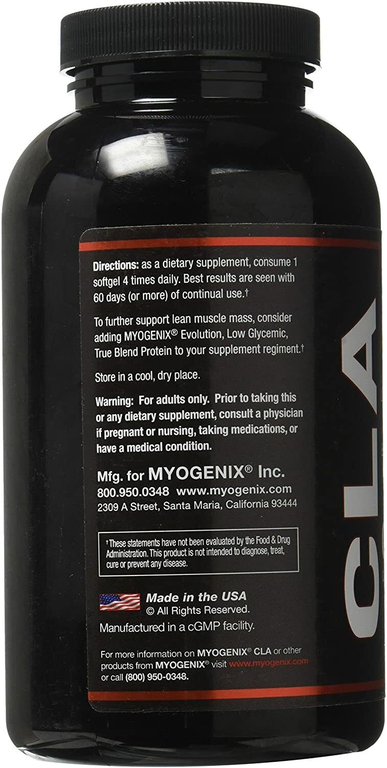 CLA Weight Loss Muscle 240 Softgels - Myogenix